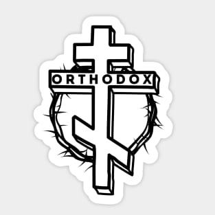 Orthodox Christian Cross Sticker